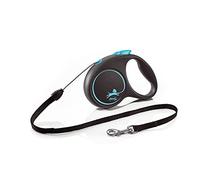 Flexi Correa Extensible De Cordón Black Design Azul S (5 M)