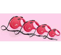 Flexi Correa Extensible De Cinta New Classic Rojo L (5 M)