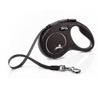 Flexi New Classic L Correa 8m Hasta 50kg Negro