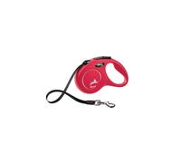 Flexi Classic Correa Extensible de Cinta Roja para perros