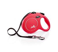 Flexi New Classic L Correa 8m Hasta 50kg Rojo