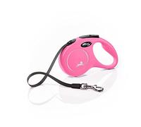 flexi® Classic S Cinta 5 m pink, correa extensible para perros hasta máx. 15 kg