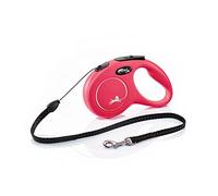 flexi® Classic S Cordón 5 m roja, correa extensible para perros hasta máx. 12 kg