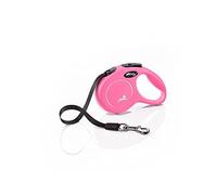 flexi® Classic XS Cinta 5 m pink, correa extensible para perros hasta máx. 12 kg
