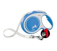Flexi® Comfort L Cinta 8 m Azul, Correa Extensible para Perros hasta máx. 50 kg