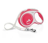 flexi® Comfort L Cinta 8 m roja, Correa Extensible para Perros hasta máx. 50 kg