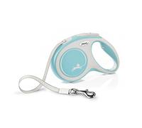 Flexi® Comfort M Cinta 5 m Azul Claro, Correa Extensible para Perros hasta máx. 25 kg
