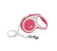 Flexi Correa Extensible De Cinta New Confort Rojo M (5 M)