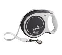 flexi Comfort Plus L Correa Extensible Perro Grande 8 m, 50 kg, Antracita | Cinta resistente 8 m · Mango ajustable · Botón de freno · Perro grande hasta 50 kg · Made in Germany