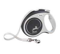 flexi Comfort Plus M Correa Extensible Perro Mediano 5 m, 25 kg, Antracita | Cinta resistente 5 m · Mango ajustable · Botón de freno · Perro hasta 25 kg · Made in Germany