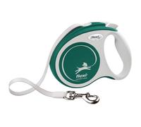 flexi Comfort Plus S Correa Extensible Perro 5 m, 15 kg, Verde | Cinta resistente 5 m · Botón de freno · Perro pequeño hasta 15 kg · Compatible LED y Multi Box · Made in Germany