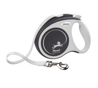 flexi Comfort Plus XS Correa Extensible Perro 3 m, 12 kg, Antracita | Cinta resistente 3 m · Botón de freno · Perro y gato hasta 12 kg · Formato bolsillo 148 g · Made in Germany