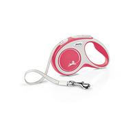Flexi® Comfort S Cinta 5 m roja, Correa Extensible para Perros hasta máx. 15 kg