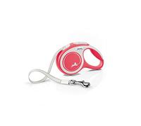 Flexi Correa Extensible De Cinta New Confort Rojo Xs (3 M)