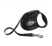 Flexi Correa Extensible Style Talla S Con Cinta De 3 M Negro