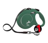 FLEXI - Correa New Classic L Cinta - Sistema de Frenado Cómodo - Componentes Reflectantes - Adaptable a LED - Extensible Multi Box - 5 m - para Perros hasta 25 kg