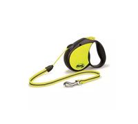 Flexi Neon Reflect Correa de Cordón Extensible Amarilla para perros