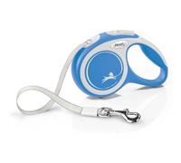 FLEXI New Comfort - Correa retráctil para Perro (Cinta), ergonómica, Duradera y sin enredos, para Perros de hasta 33 Libras, 16 pies, pequeña, Azul