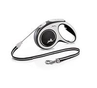 Flexi Correa Extensible De Cordón New Confort Negro M (5 M)