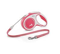 Correa automática Flexi New Comfort M cord 5m roja