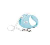 FLEXI - PU00T2-251-HBL - Correa para Perros - Correa retráctil - Correa para Gatos - Puppy Tape 2 m, Azul Claro