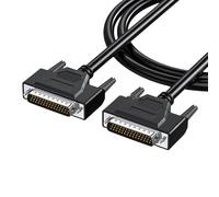 Flexibility DB44 - Cable de conectores macho a hembra/macho, cable de puerto serie blindado de 26 AWG, cable de datos paralelo