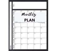 Flexible 8.5" x 11" Planning System - Monthly & Weekly Layouts: A Customizable Organizer to Map Your Goals - Undated for Year-Round Use