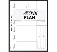 Flexible 8.5" x 11" Planning System - Weekly & Daily Layouts: A Customizable Organizer to Map Your Goals - Undated for Year-Round Use