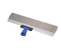Flexible acero inoxidable 600mm 23.6 "cuchillo de taping, cuchillo de relleno Drywall yeso Simming espátulas mango de goma (K0553)