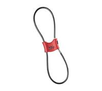 Flexible antirrobo para cascos, bicicletas, maletas, combinación de 3 dígitos, solución de seguridad al aire libre, cerraduras de cable con combinación