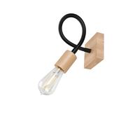 Flexible Aplique Metal Madera E27 Kassidy Camiseta Lectura Wandleuchte Cama Sala