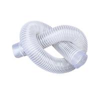 Flexible Aspiradora Limpieza Manguera 2m de diámetro interior 40/50/55/60/75mm PVC aspiradora Industrial fuelle pajitas rosca manguera tubo suave duradero(2M 55MM)