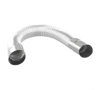 Flexible Chimney para liner Elbow Stainless Steel High para temp Resistant | Extends 0.65-1.5m, adjustable angle, fits tight spaces, easy installation, para versatile use