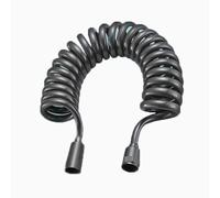 Flexible con resorte, Manguera de ducha telescópica for duchas mano, inodoros y bañeras, multicolor, 118,11 pulgadas(Grey)