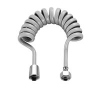 Flexible con resorte, Manguera flexible telescópica for bidé y ducha, interfaz de 1/2 pulgada, multicolor, 1,5 m(Grey)