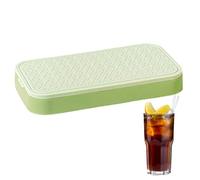 Flexible Cube Ice Trays Lids, Cocktail Cube Ice Molds, Silicone Mould with Cover, Easy to Use Freezer Mold for Home, Restaurant, Café, Bar, 9.06x4.72x0.98 inches