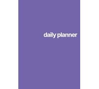 Flexible Daily Planner Notebook | Undated | A5 | Two-Page Layout: Hourly Schedule and Open Daily Sections | 150 pages