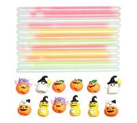 Flexible Glow Pen - 12 Piece Topper, Safe Vibrant Stick, Bright Neon Marker | Children Halloween Party Favors Halloween Glow Sticks With Pen Topper 12 P School Classroom Carnival Birthday Holiday Wedding