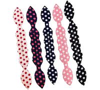 Flexible Hair Bun Maker Multi-color Magic Hair Clip, Women Summer Headband Print Hairpin Deft Bun for Hair