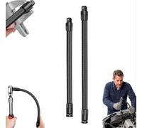 Flexible Impact Extension 1/2 - 360° Flexible Shaft Extension for Hard-to-Reach Bolts, Torque Socket Adapter for Impact Wrench, Ratchet & Drill, Automotive DIY Repair (25+35cm)