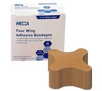 Flexible Knuckle Fabric Bandages - 50 Count Box of Flex Fabric Adhesive Bandages Knuckle Bandages for Finger Care and to Protect Wounds