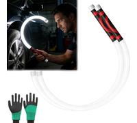 Flexible LED Flashlight Stick, 27" Bendable Mechanic Light,Work Light with High-Lumen LED,3 Brightness Modes, Rechargeable Flexible Lights for Mechanics,Car Repairs, Inspections & Tight Spaces