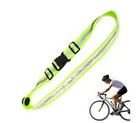 Flexible Materials: LED reflective belt sash is crafted from elastic fabr