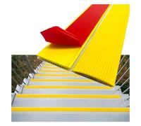 Flexible PVC Stair Nosing Treads, Self Adhesive Edge Protector, Anti Slip Step Trim Suitable For Kindergartens, Hospitals, Schools(Yellow,10cm)