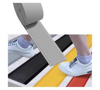Flexible PVC Stair Nosing Treads, Self Adhesive Edge Protector, Anti-Slip Strips For Steps And Ramps(Gray,5cm)