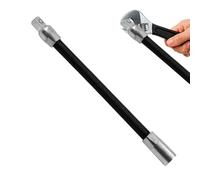Flexible Ratchet Extension - 1/2 Inch Steel Bendable Socket Extension Bar Torque Tool Automotive Repair Mechanic DIY Socket Adapter Flexible Shaft Extenion | Tight Space Access Tool For Home Garage U
