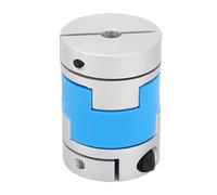 Flexible Shaft Coupling | Cross Sliding Design for Radial/Angular Misalignment | Aluminum Alloy & PA66 Coupler for Servo Motor/CNC Machine | 4.5N.M Torsion, 4800RPM