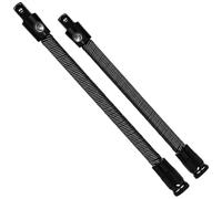 Flexible Shaft Extension Rod Set Of 2 - Spring Steel, 35.5cm 25.5cm - 360° Bendable Socket Driver For Ratchet Wrench - Power Tool Adapter
