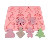 Flexible Silicone Christmas Molds, Easy Release Candy and Dessert Molds for Baking, DIY Handicraft Projects, Beginners, Girls, Family, Friends, Cookie, Cake, Making, Holiday Crafts, Seasonal