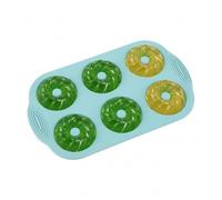 Flexible Silicone Mold - Oven Safe Baking Tray for Desserts | Soft Non Stick Material with Heat Resistant Design, Multi Purpose Pan for Cakes Muffin Brownies Candy Kitchen Accessory 11.22x6.69x1.38 in